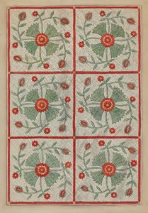 Quilt, c. 1937. de Lillian Causey