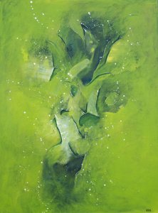 Abstrato Verde Etéreo