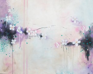Abstrato floral suave