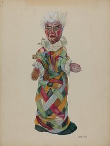 Marionete de Palhaço de Lillian Stahl