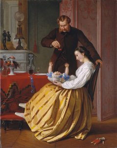 Conversation Piece, c.1851-52 (óleo sobre tela)