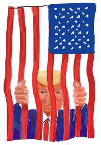Trump, 2022 (impressão digital) de Lincoln Seligman