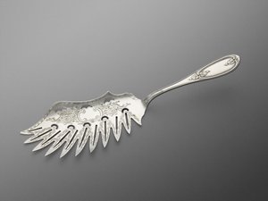 Macaroni Knife, c. 1857-1865 (prata) de Lincoln and Foss Haddock