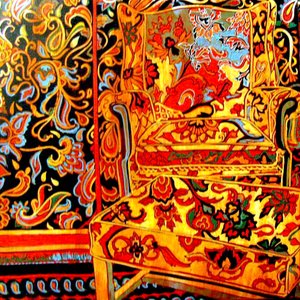 Quarto Suzani, 2011 (técnica mista) de linda arthurs