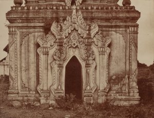 Tsagain Myo: Entrada de um pequeno pagode de Linnaeus Tripe