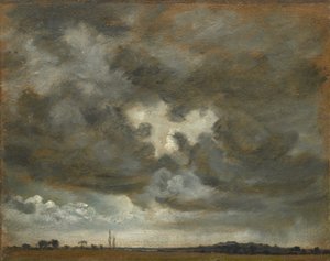 Estudo sobre nuvens, c.1850 de Lionel Constable