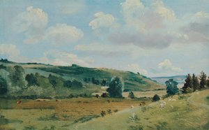 Paisagem de Verão perto de Dedham, entre 1849 e 1855.