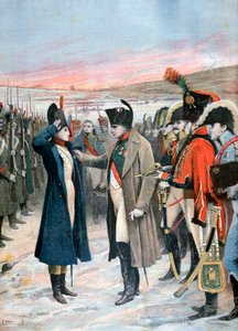 Napoleão apresentando a oficial Marie Schellinck com a Legião d&39;Honneur, 1808 1894
