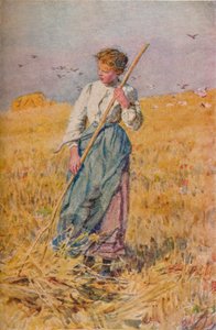 Gleaning Oats, França, c1900