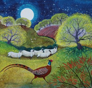 Mr. Handsome, 2024 (acrílicos sobre linho) de Lisa Graa Jensen