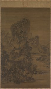 Paisagem no estilo de Juran, 1368-1644. de Liu Du