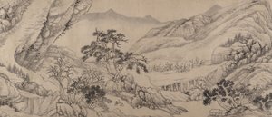 Viajando entre córregos e montanhas, 1680. de Liu Yu