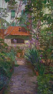 O tríptico ou jardim em flor (painel lateral) (1907)