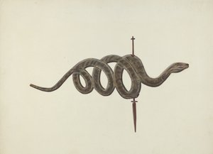 Serpent Weather Vane, c. 1938. de Lloyd Broome