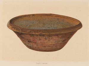 tigela, c. 1937. de Lloyd Charles Lemcke