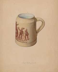 Caneca de Grés para Cerveja, 1939. de Lloyd Charles Lemcke