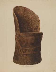 Cadeira de Madeira, 1938.