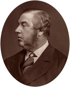 George Sclater-Booth MP, Presidente do Conselho do Governo Local, 1878. de Lock and Whitfield