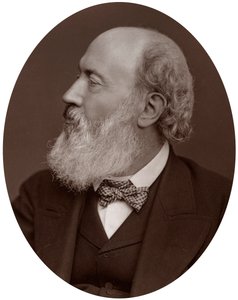 Sir John Gilbert, RA, Presidente da Sociedade de Pintores em Aguarelas, 1877. de Lock and Whitfield