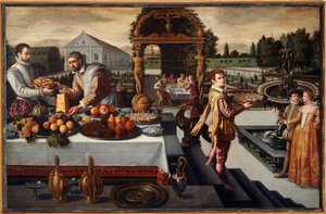 Banquete ao ar livre (Pintura, final do século XVI)