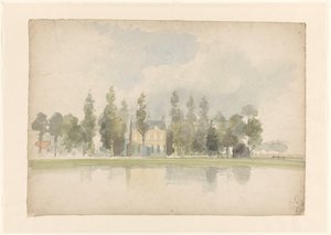 Casa sobre o Vliet em Voorburg de Lodewijk Johannes Kleijn