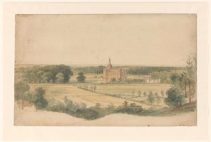 Castelo de Moyland perto de Kleve de Lodewijk Johannes Kleijn