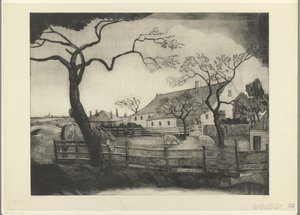 Quinta com gado na Holanda
Grande ferme Hollandais (título original) de Lodewijk Schelfhout (signed by artist)