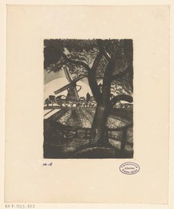 Pomar Le Fruitier (título original) de Lodewijk Schelfhout (signed by artist)