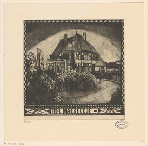 Het Maereltje (título original no objeto) de Lodewijk Schelfhout (signed by artist)