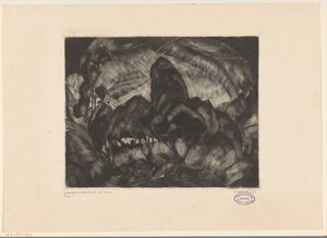 Paisagem montanhosa com árvores
Les Arbres (título original sobre o objecto) de Lodewijk Schelfhout (signed by artist)