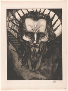 Cabeça de Cristo Tête de Christ I (título original) de Lodewijk Schelfhout (signed by artist)