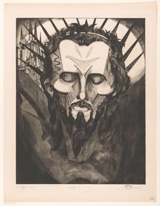 Cabeça de Cristo Tête de Christ I (título original no objeto) de Lodewijk Schelfhout (signed by artist)