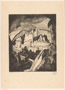Les Angles I (título original no objeto) de Lodewijk Schelfhout (signed by artist)