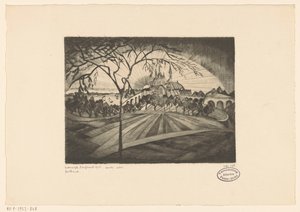 Zonsondergang
Coucher de soleil (título original sobre o objecto) de Lodewijk Schelfhout (signed by artist)
