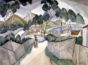 Paisagem perto de Villeneuve-les-Avignon