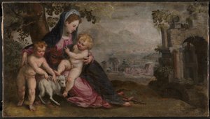 Maria com Jesus e João de Lodewijk Toeput