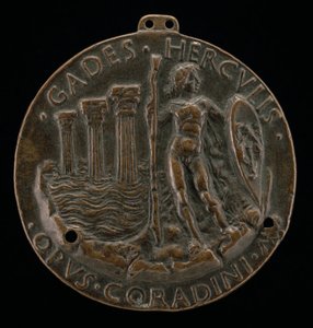 Hércules e Três Colunas no Mar [reverso], 1472. de Lodovico Corradini