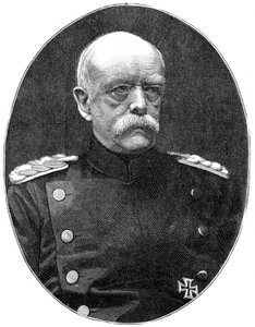 Otto von Bismark, estadista alemão do século XIX, 1900.