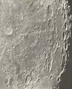 Photographie Lunaire Blancanus - Tycho - Schiller de Loewy et Puiseux