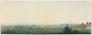 Paisagem perto de Paris de Léon Bonvin