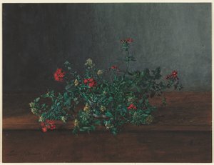 Natureza morta com flores silvestres de Léon Bonvin