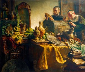 Visita ao negociante de arte de Léon Brunin de Meutter