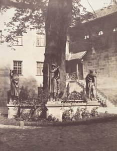 Nuremberga, Interior da Corte do Império de Burg, 1857. de Léon Gérard