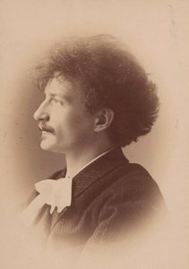 Retrato do compositor Ignacy Jan Paderewski 1860-1941, 1890. de London . Photo studio Elliott and