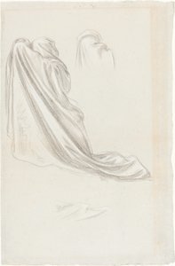 Estudo para "As virgens sábias e tolas" de Lord Leighton Frederic