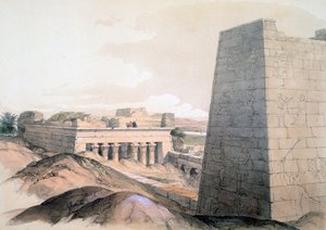 "Templo de Edfu", Egipto, século XIX. de Lord Wharncliffe