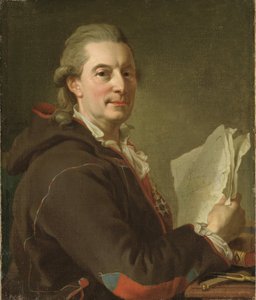 Frederic Henry de Chapman, marin suedois - Retrato de Fredrik Henrik af Chapman (1721-1808), de Pasch, Lorenz, o Jovem (1733-1805). Óleo sobre tela