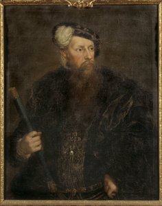 Gustave I Vasa de Suede - Retrato do Rei Gustav I da Suécia (1496-1560), de Pasch, Lorenz, o Jovem (1733-1805). Óleo sobre tela, c.1768. Dimensão: 98,5x78,5 cm. Museu Nacional de Estocolmo