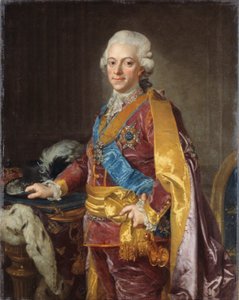 Rei Gustav III da Suécia, de 1780