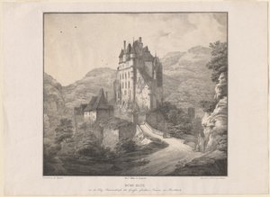 Castelo Eltz de Lorenz Ekemann Allesson, after Domenico Quaglio